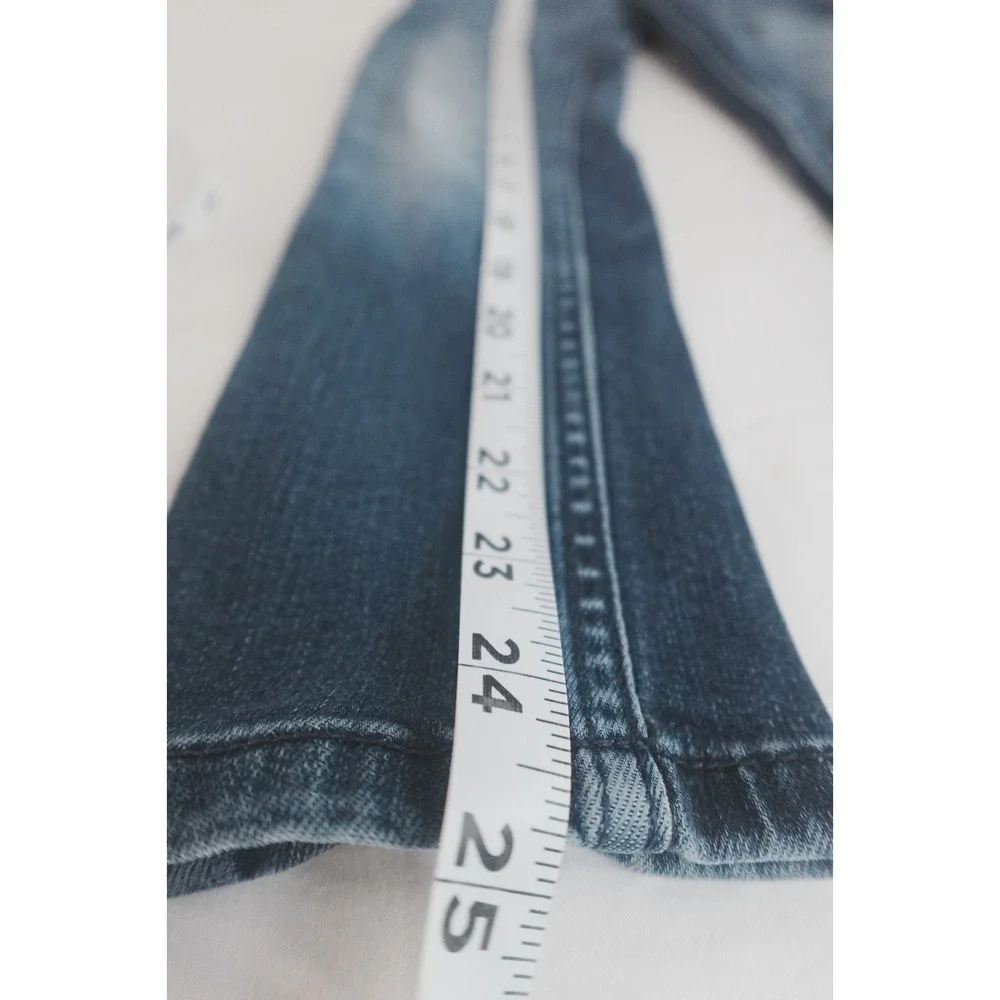 Cat & Jack Girls 5 Distressed super stretch skinny‎ jeans adjustable waist